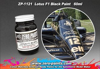 Peinture Zero Paints ZP-1121 Lotus F1 JPS Noir 60 ml