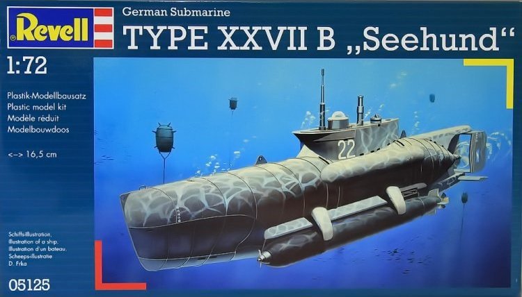 Revell 05125 Sous-marin allemand Type XXVII B Seehund 1/72