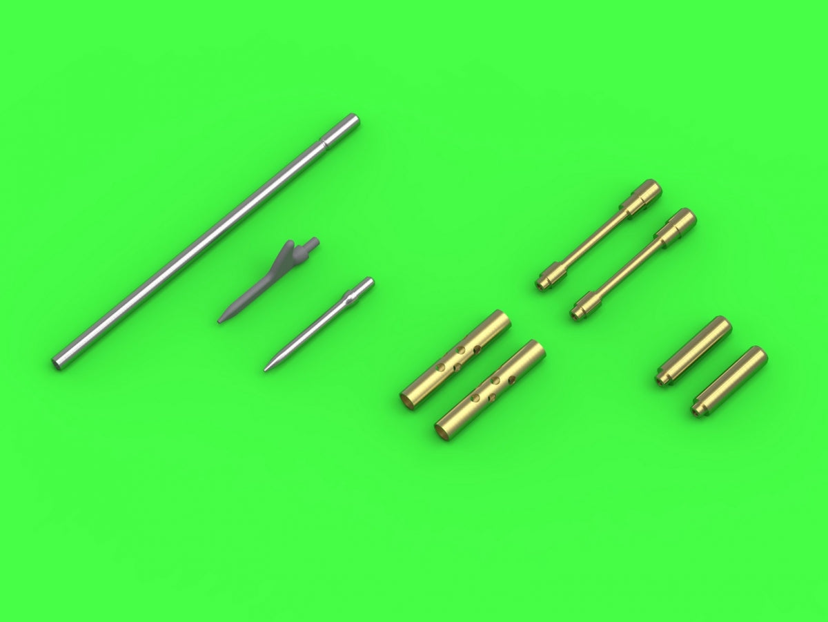 Master AM-32-126 F4F-3 Wildcat LATE - Browning .50 MGs with round radiator holes and two versions of the 1/32 pitot tube – image 5