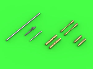 Master AM-32-126 F4F-3 Wildcat LATE - Browning .50 MGs with round radiator holes and two versions of the 1/32 pitot tube – image 5