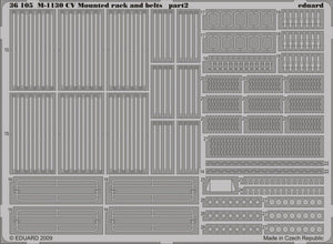 Eduard 36105 M-1130 CV Mounted rack and belts 1/35 Trumpeter