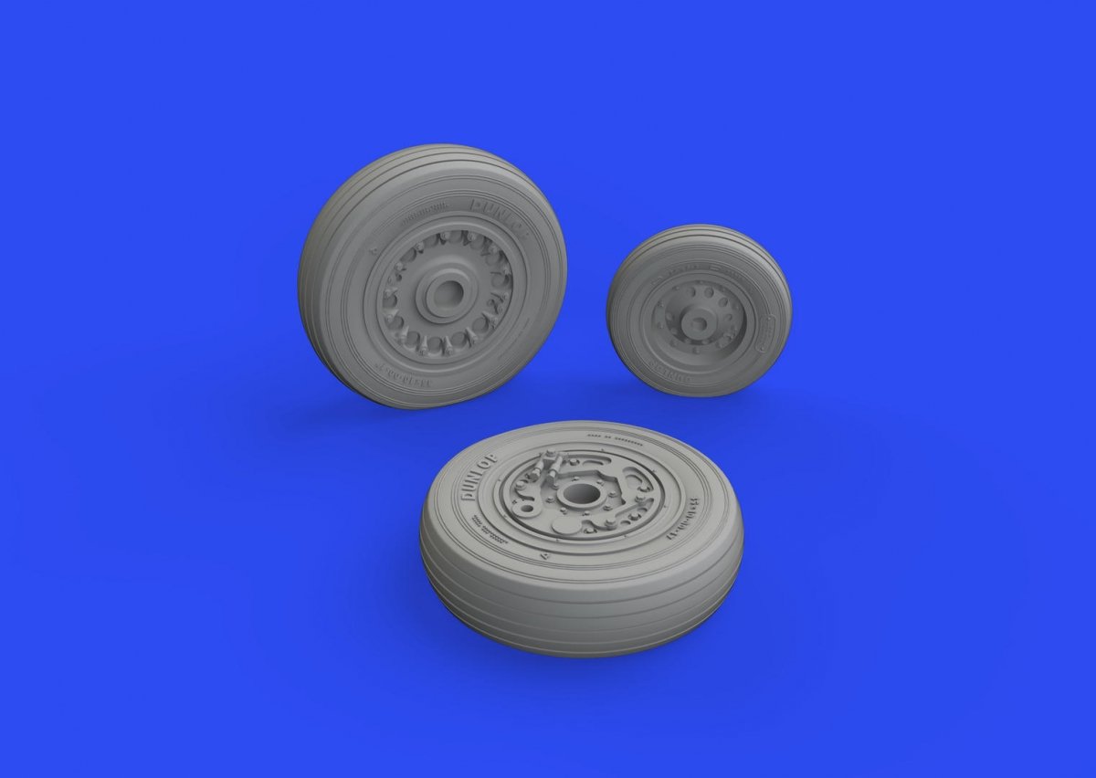 Eduard 648814 Buccaneer S.2C/ D wheels AIRFIX 1/48 – zdjęcie 3