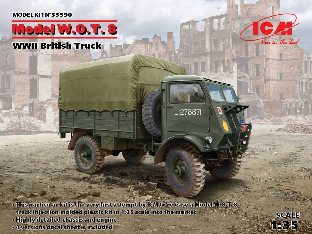 ICM 35590 Model WOT 8, WWII British Truck 1/35