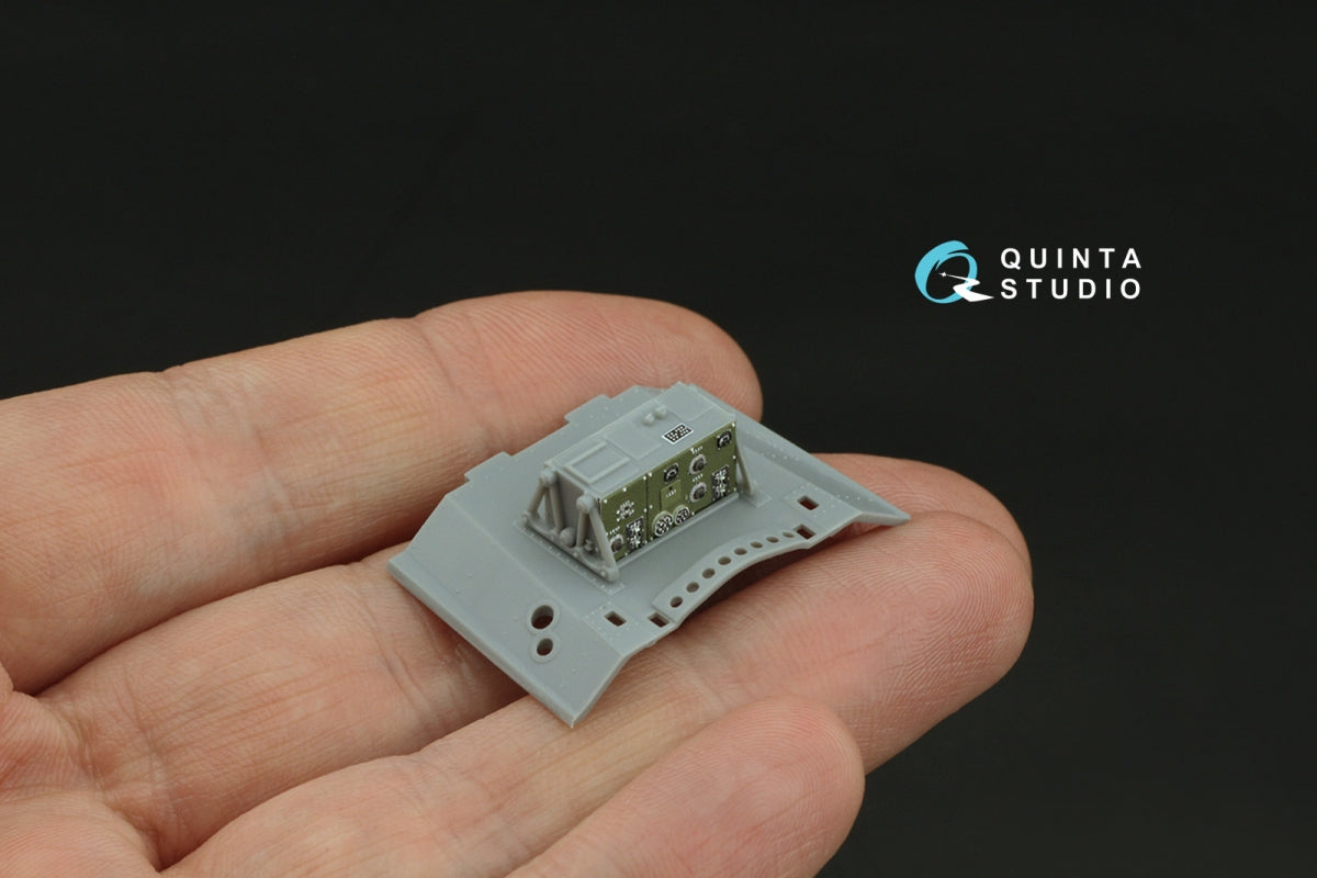 Intérieur imprimé en 3D et coloré sur papier décalcomanie Quinta Studio QD32240 Mitsubishi J2M3 Raiden (Zoukei Mura) 1/32 – image 8