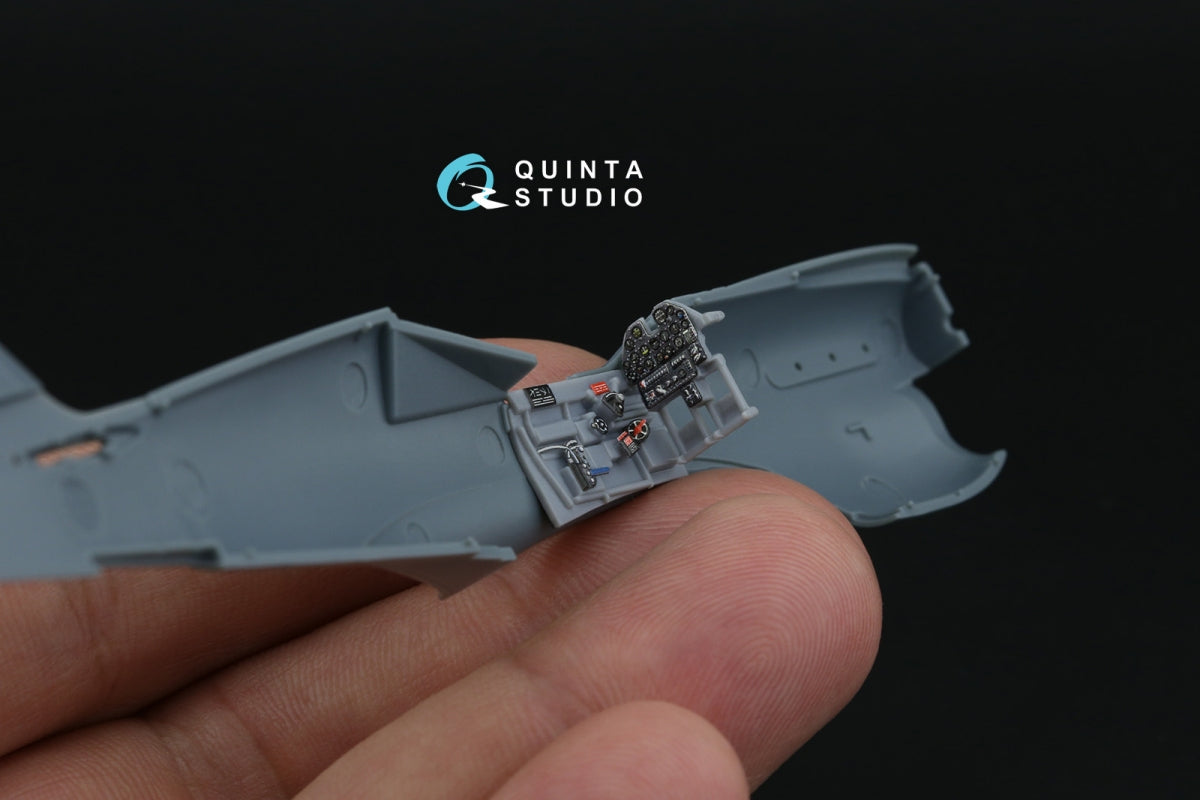 Intérieur imprimé en 3D et coloré sur papier décalcomanie Quinta Studio QD72216 P-40N Warhawk (Special Hobby) 1/72  – Bild 8