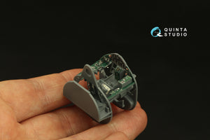Intérieur imprimé en 3D et coloré sur papier décalcomanie Quinta Studio QD48403 F4F-4 Wildcat (Eduard) 1/48 – image 10