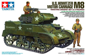 Tamiya 35312 US Howitzer Motor Carriage M8 Awaiting Orders Set (avec 3 figurines) (1/35) – image 2