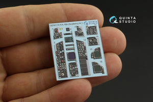 Intérieur imprimé en 3D et coloré sur papier décalcomanie Quinta Studio QD32110 F/A-18A (Academy) à l&amp;#39;échelle 1/32  – image 3