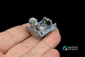 Intérieur imprimé en 3D et coloré sur papier décalcomanie Quinta Studio QD48057 Su-35S (pour kit GWH) 1/48 – image 7