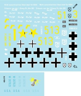 Décalcomanies Star Decals 35-C1188 Sherman allemand 1/35 – image 3