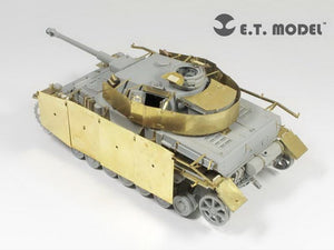 E.T. Model E35-086 WWII German Pz.Kpfw.IV Ausf.G Apr-May 1943 Production Schurzen (For DRAGON Smart Kit) 1/35 – zdjęcie 3