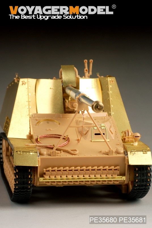 Maquette Voyager PE35680 Sd.Kfz. 164 Nashorn B allemand de la Seconde Guerre mondiale, canon inclus (pour TAMIYA 35335), échelle 1/35  – immagine 5