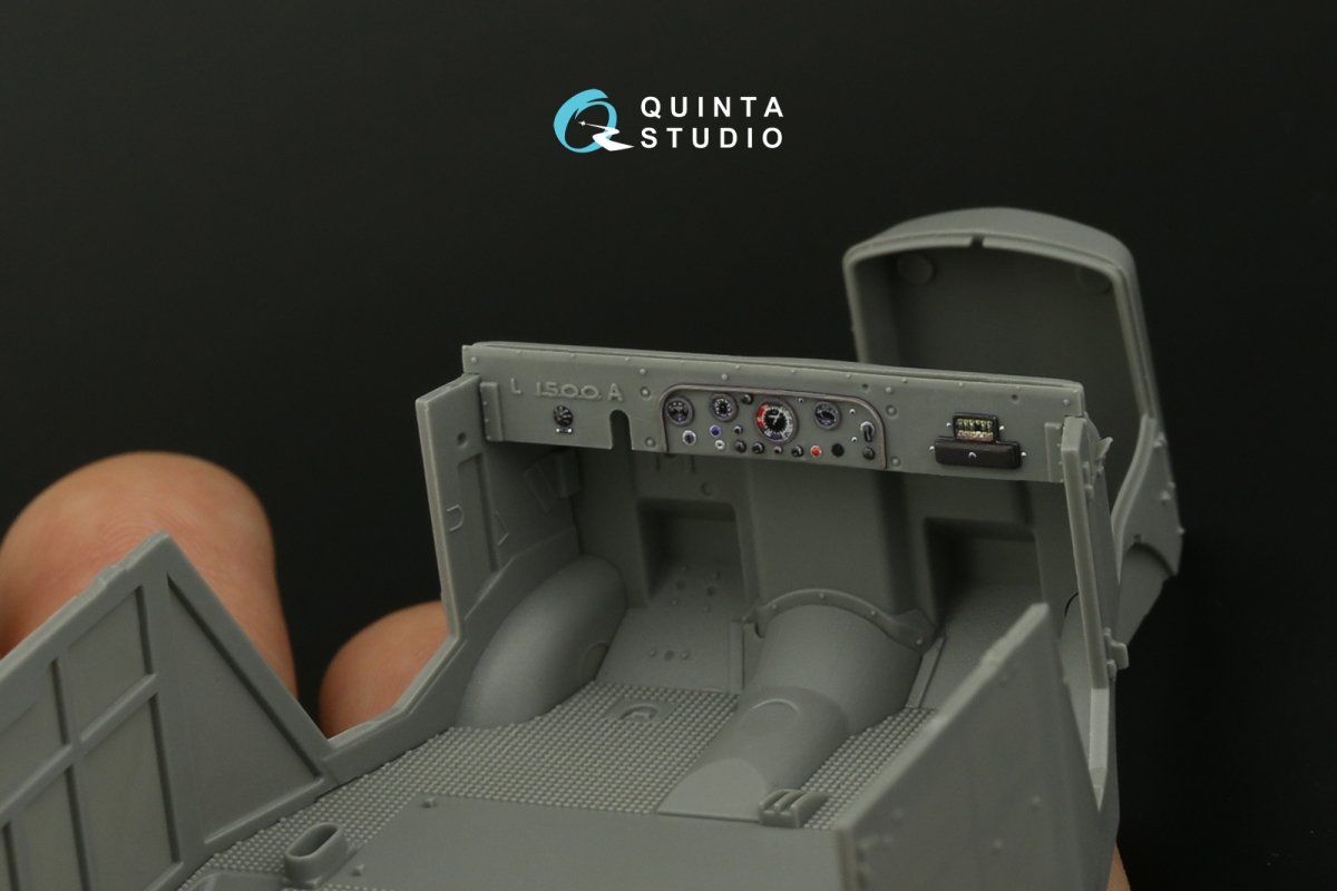 Intérieur imprimé en 3D et coloré sur papier décalcomanie Quinta Studio QD35071 Mercedes-Benz L1500A (MiniArt) 1/35  – immagine 10