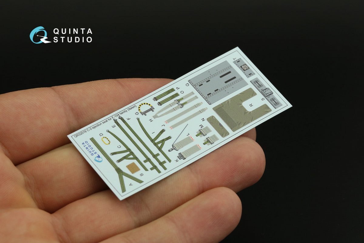 Quinta Studio QR32016 Siège C-2 pour la famille F-104 (Italeri) 1/32 – image 4