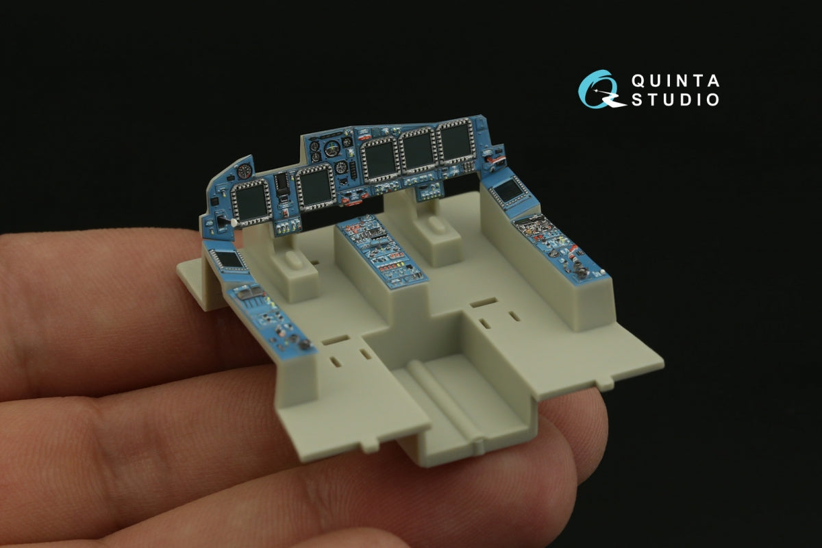 Intérieur coloré imprimé en 3D sur papier décalcomanie Quinta Studio QDS-48018 Su-34 (KittyHawk) (Petite version) 1/48 – image 9