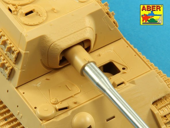 Canon de pistolet Aber 48L-29 128mm PaK 44 L/55 pour Sd.Kfz.186 Jagdtiger (1/48) – image 7