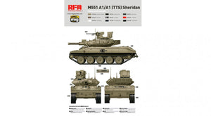 Maquette Rye Field 5020 M551A1/ A1TTS SHERIDAN 1/35 – image 3