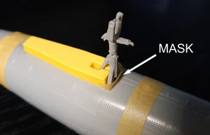 Omask 74851 F-105 Thunderchief wheel bay plugs (for Hobby Boss 80332, 80333) 1/48 – image 3