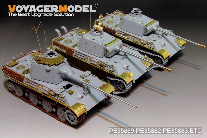 Maquette Voyager PE35883 Panther G allemand de la Seconde Guerre mondiale, version ultérieure, pour DRAGON 1/35 – image 12