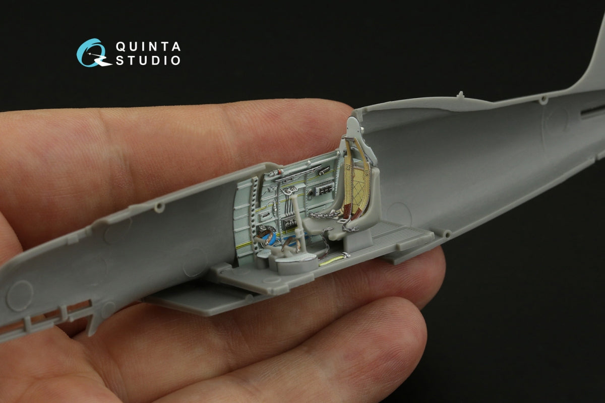 Quinta Studio QD48391 Macchi C.205 Veltro Intérieur imprimé et coloré en 3D sur papier décalque (Hasegawa/Italeri) 1/48 – image 10