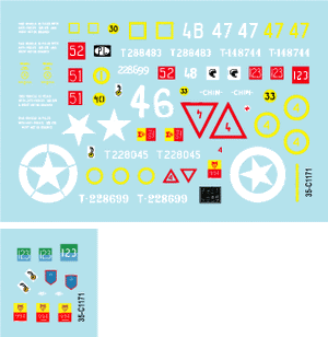 Star Decals 35-C1171 Sherman Mk V 1/35  – image 3