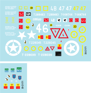 Star Decals 35-C1171 Sherman Mk V 1/35  – image 3