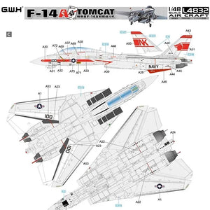 Maquette Great Wall Hobby L4832 F-14A Tomcat au 1/48 – image 4