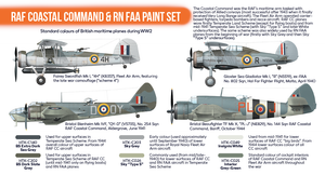 Hataka HTK-CS49 ORANGE LINE – RAF Coastal Command &amp;amp; RN FAA paint set 6x17ml – zdjęcie 3