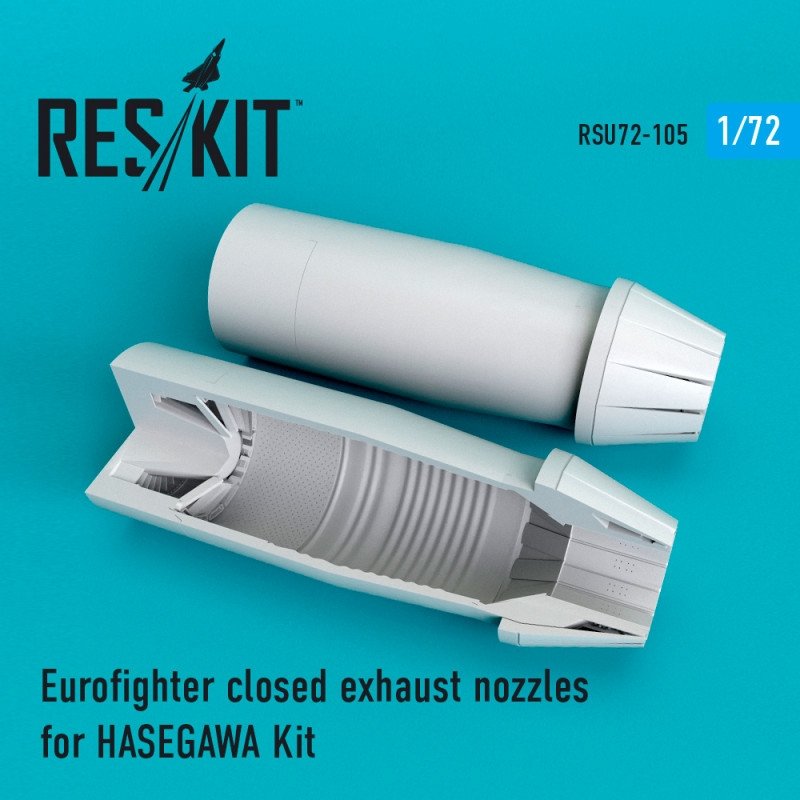 RESKIT RSU72-0105 Tuyères d&amp;#39;échappement fermées pour Eurofighter (Hasegawa 1/72)