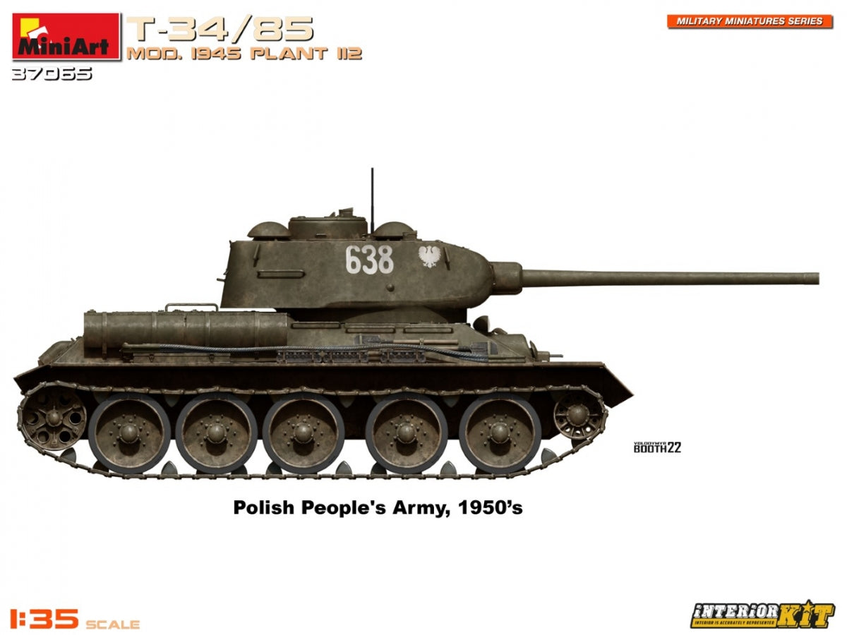 MiniArt 37065 T-34/85 MOD. 1945. USINE 112. KIT INTÉRIEUR 1/35 – image 16