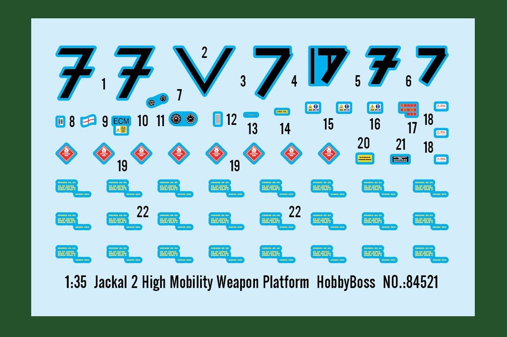 Hobby Boss 84521 Jackal 2 Plateforme d&amp;#39;armement à haute mobilité 1/35 – image 3