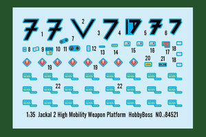 Hobby Boss 84521 Jackal 2 Plateforme d&amp;#39;armement à haute mobilité 1/35 – image 3