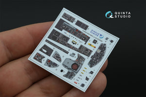 Intérieur coloré imprimé en 3D sur papier décalcomanie (Italeri) pour F-104S-ASA (Quinta Studio QDS-32181) (petite version) 1/32 – image 7
