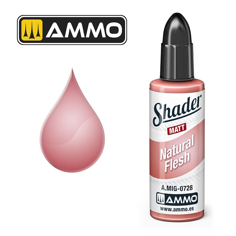 Munitions de Mig Jimenez A.MIG 0728 Natural Flesh Shader Matt