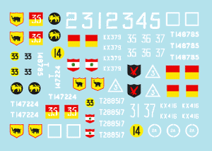Star Decals 35-C1033 Inde 1965 1/35 – Bild 2