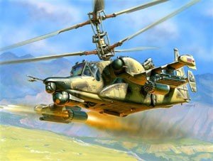Zvezda 7272 Kamov Ka-50 SH Chasseur de nuit (1/72)