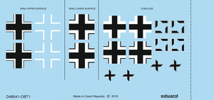 Insignes nationaux Eduard D48041 Fw 190A-3 EDUARD 1/48