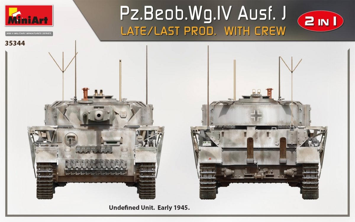 MiniArt 35344 Pz/Beob.Wg.IV Ausf. J En retard/Dernière prod. 1/35 – Bild 3