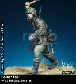 RADO Miniatures RDM35040 Feuer Frei W-SS Schutze avec Kar98k 1941-45 1/35 – image 2