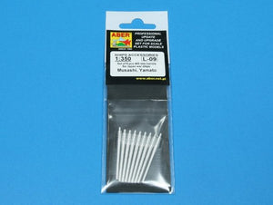 Aber 350L-09 Ensemble de 9 canons de 460 mm pour les navires japonais Yamato et Musashi (1/350) – imagen 5