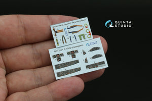 Intérieur imprimé en 3D et coloré sur papier décalcomanie Quinta Studio QD72101 F-104S (Hasegawa) 1/72 – immagine 2