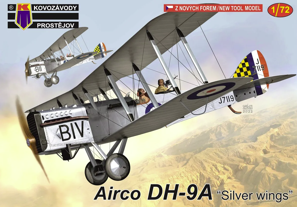 Kovozavody Prostejov KPM0312 Airco DH-9A « Ailes d&amp;#39;argent » 1/72