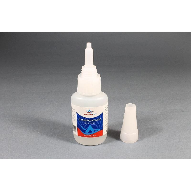 Colle cyanoacrylate Amazing Art 15597 avec aiguille 20 g - Fine