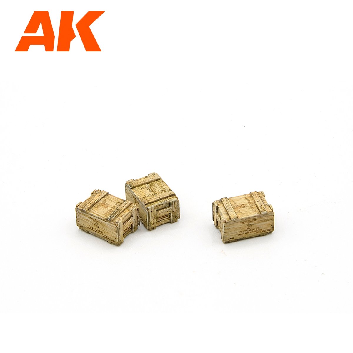AK Interactive AK8229 BOÎTE EN BOIS DÉCOUPÉE AU LASER 002 DYNAMIT (8 UNITÉS) 1/35 – image 5