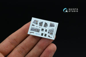 Intérieur imprimé en 3D et coloré sur papier décalcomanie (Revell) de Quinta Studio QD+48058 Tornado F.3 (avec pièces en résine imprimées en 3D) 1/48 – image 4