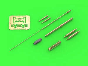 Master AM-35-002 AH-64 Apache - Canon mitrailleur M230 (30 mm), tubes Pitot et antenne de queue (résine, photodécoupe et pièces tournées) 1/35 – image 3