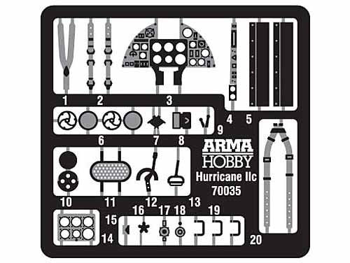 Arma Hobby 70042 Hurricane Mk II b/c Expert Set 1/72 – image 15