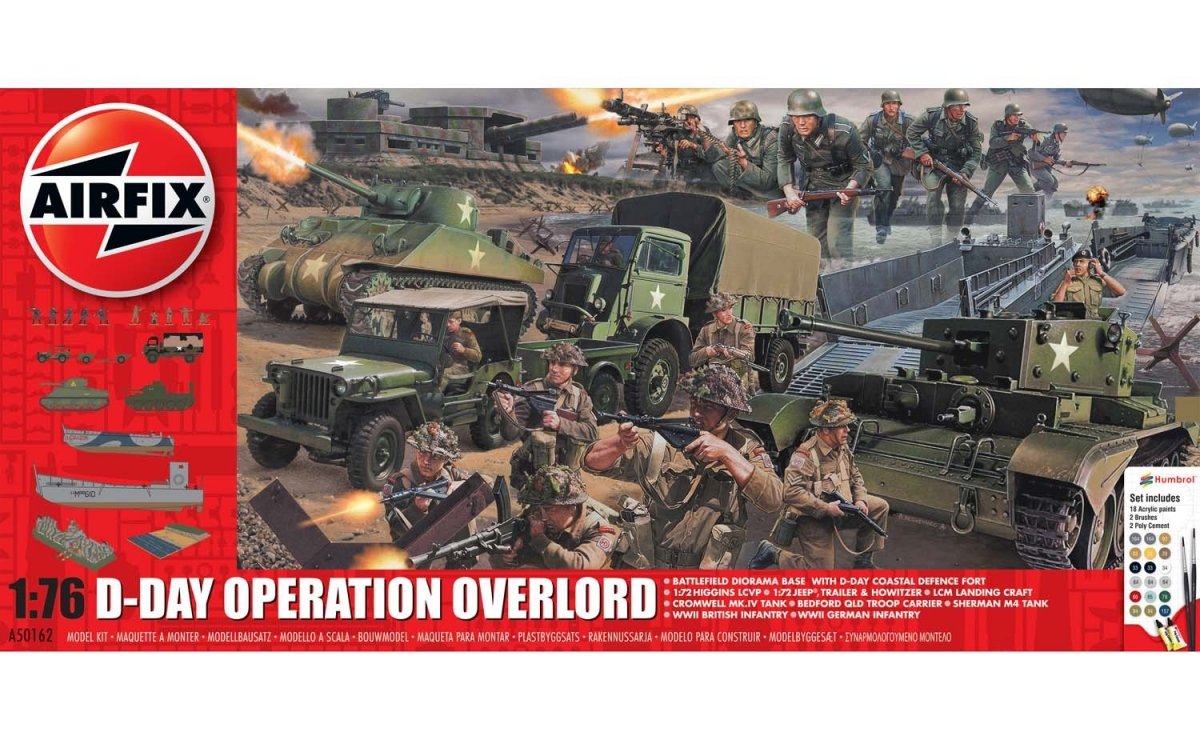 Coffret Airfix 50162A Opération Overlord - Jour J, échelle 1/76
