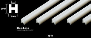 Profilé plastique transparent Tamiya 70206 H 3 mm