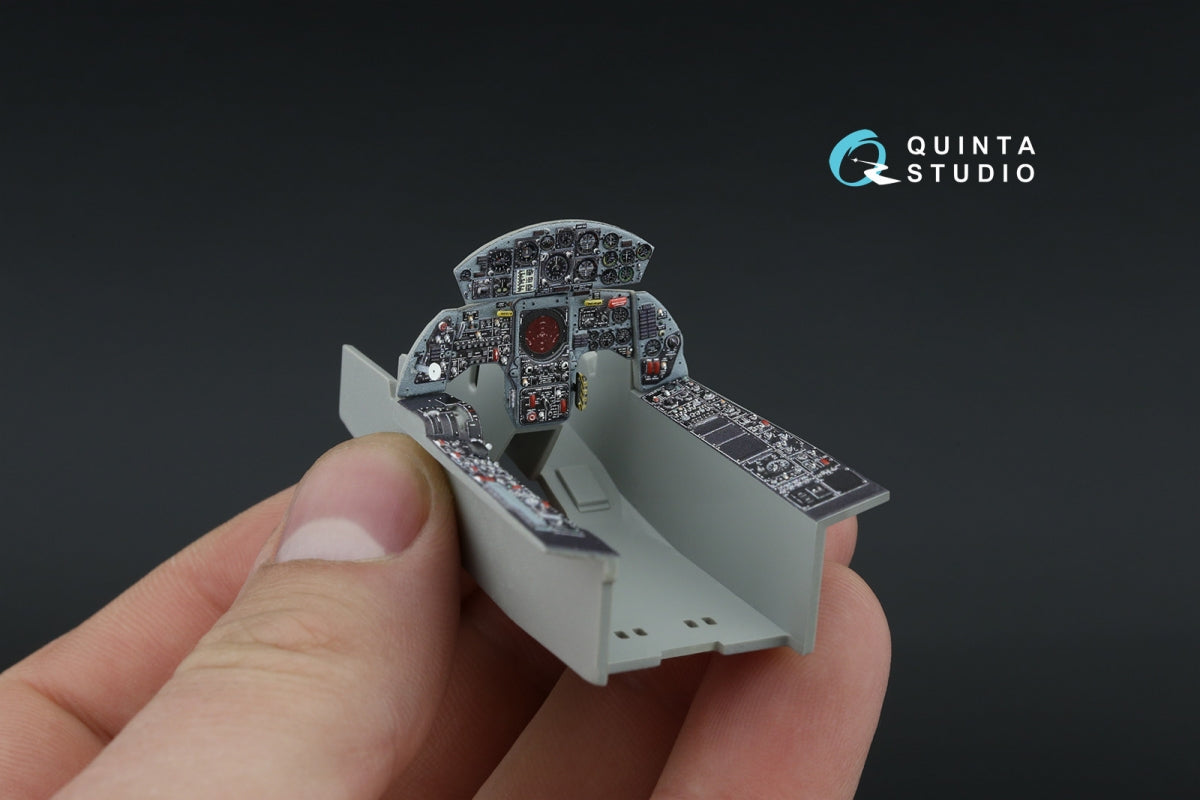 Intérieur coloré imprimé en 3D sur papier décalcomanie (Italeri) pour F-104S-ASA (Quinta Studio QDS-32181) (petite version) 1/32 – image 10